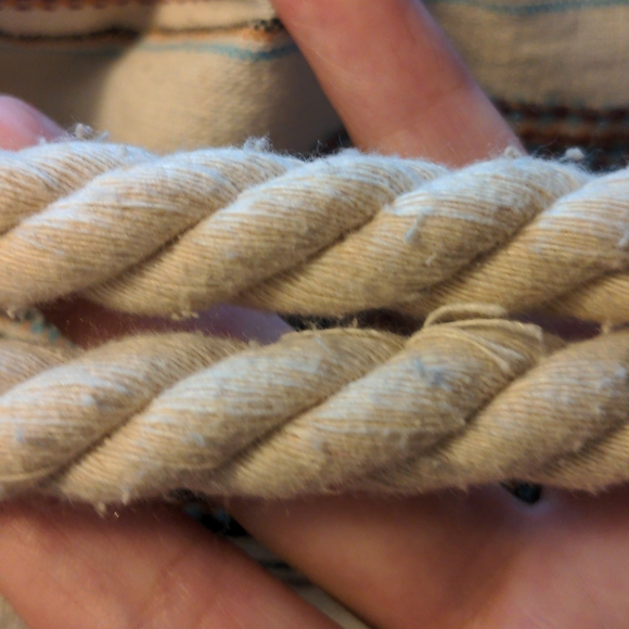 Love This Life Striped Rope Backpack - Picture 2 of 5